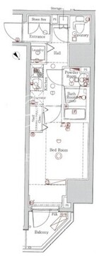 ブレシア日本橋蛎殻町 503 間取り図