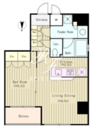 リエゾン銀座一丁目 701 間取り図 ?>