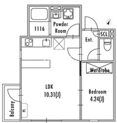 グランパセオ池尻大橋 201 間取り図