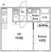 グランパセオ池尻大橋 202 間取り図 ?>