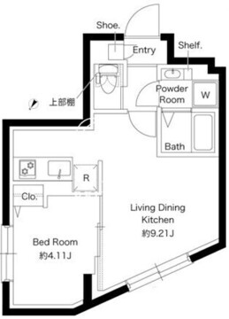 エルファーロ明大前3 401 間取り図