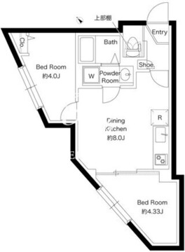 エルファーロ明大前3 302 間取り図
