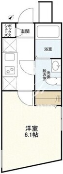 ウェルスクエアイズム渋谷本町 306 間取り図