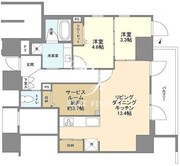 ラサンテ麹町 603 間取り図