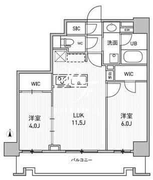 シーズンフラッツ両国サウス 902 間取り図