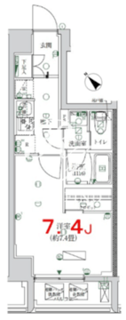 Kコート押上 502 間取り図