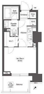 コンフォリア新中野 303 間取り図