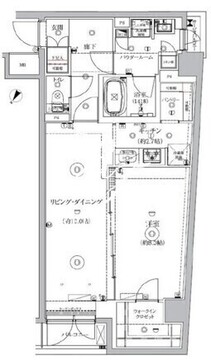 ジェノヴィア北池袋スカイガーデン 307 間取り図