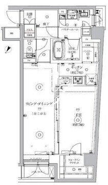 ジェノヴィア北池袋スカイガーデン 407 間取り図