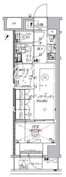 ジェノヴィア北池袋スカイガーデン 402 間取り図