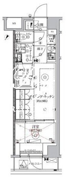 ジェノヴィア北池袋スカイガーデン 602 間取り図