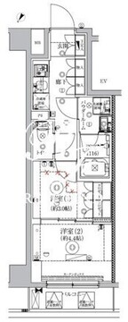 ジェノヴィア北池袋スカイガーデン 304 間取り図