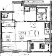 ルミーク北千住 307 間取り図