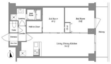 KDXレジデンス上板橋 703 間取り図