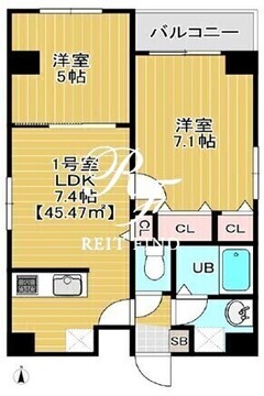 ブルーム錦糸町 501 間取り図