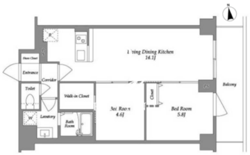 KDXレジデンス上板橋 103 間取り図