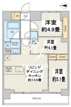 クレストコート本所吾妻橋ノース 1104 間取り図