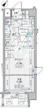ミリアレジデンス東池袋 607 間取り図