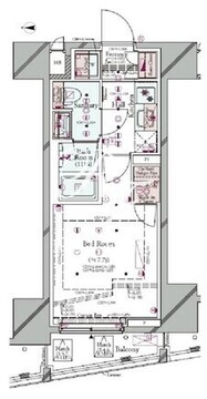 コンシェリア東京東十条レジデンス 1003 間取り図