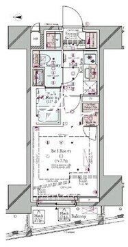 コンシェリア東京東十条レジデンス 603 間取り図
