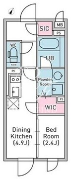 デュオメゾン渋谷松濤 102 間取り図