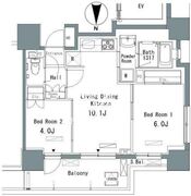 パークアクシス仲御徒町 204 間取り図