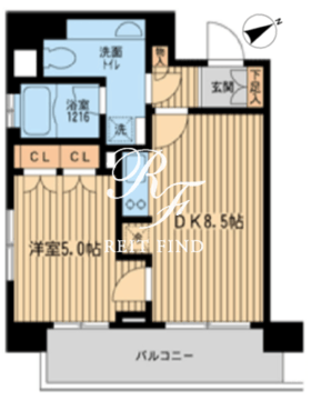 ラクラス田町 402 間取り図