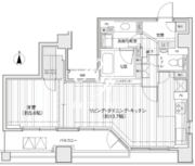 ドゥーエ銀座イースト1 1102 間取り図 ?>