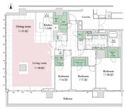 晴海フラッグ PARK-T-5004 間取り図