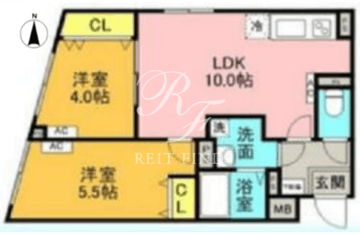 G.T.A.中野坂上 101 間取り図