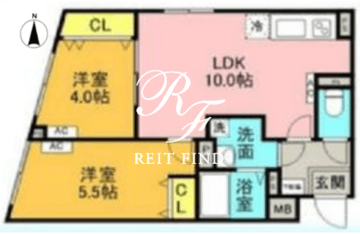 G.T.A.中野坂上 401 間取り図
