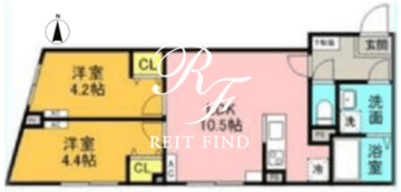 G.T.A.中野坂上 403 間取り図