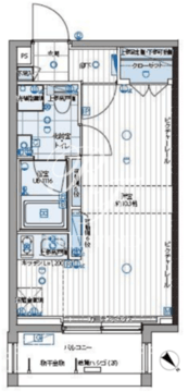 パティーナ三田台 202 間取り図