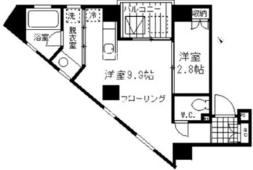 北参道スタイル 701 間取り図