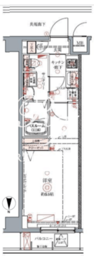 クレヴィスタ豊洲ベイサイド 205 間取り図