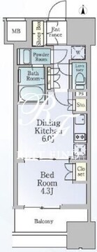 ルフォンブランシェ品川南大井 1314 間取り図