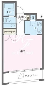 パークフロント西新宿 701 間取り図