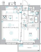 ベルシードアルファ押上イースト 702 間取り図