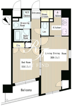 ステラメゾン茗荷谷 1001 間取り図