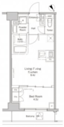 プラウドフラット渋谷富ヶ谷 203 間取り図