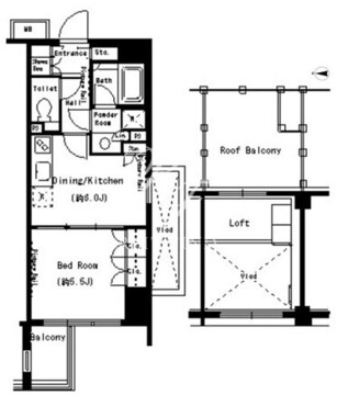 パークアクシス目黒本町 511 間取り図