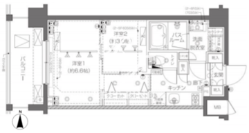 ズーム新宿西落合 505 間取り図