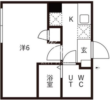 アイリス渋谷 304 間取り図