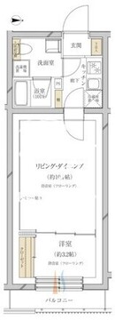 サウンドプルーフステージ桜新町 203 間取り図