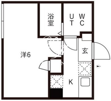 アイリス渋谷 103 間取り図