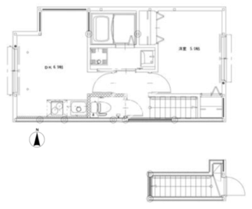 ソルナクレイシア都立大学 204 間取り図