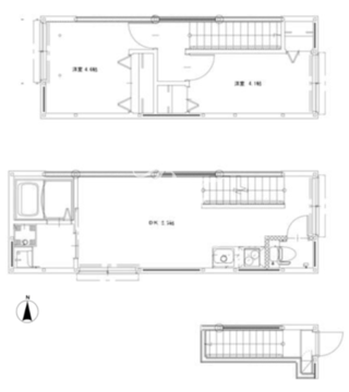 ソルナクレイシア都立大学 201 間取り図