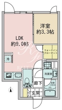 フォルスクラス東蒲田 302 間取り図