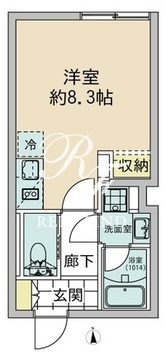 フォルスクラス東蒲田 403 間取り図