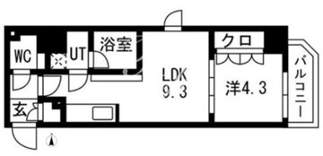 トラディス両国3 201 間取り図